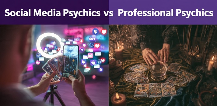 Social Media Psychics vs Professional Psychics